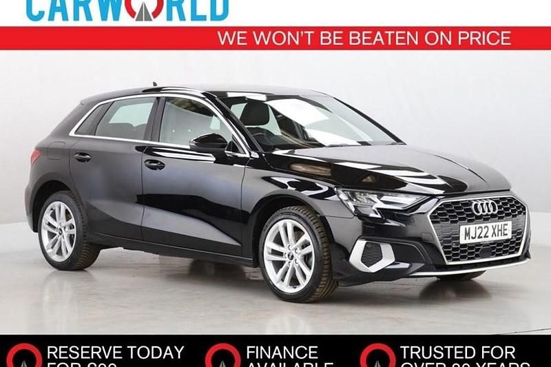 Black Used 2022 Audi A3 Sportback e-tron Sport Sedan | £13,700 (Good price) - Image 1/1