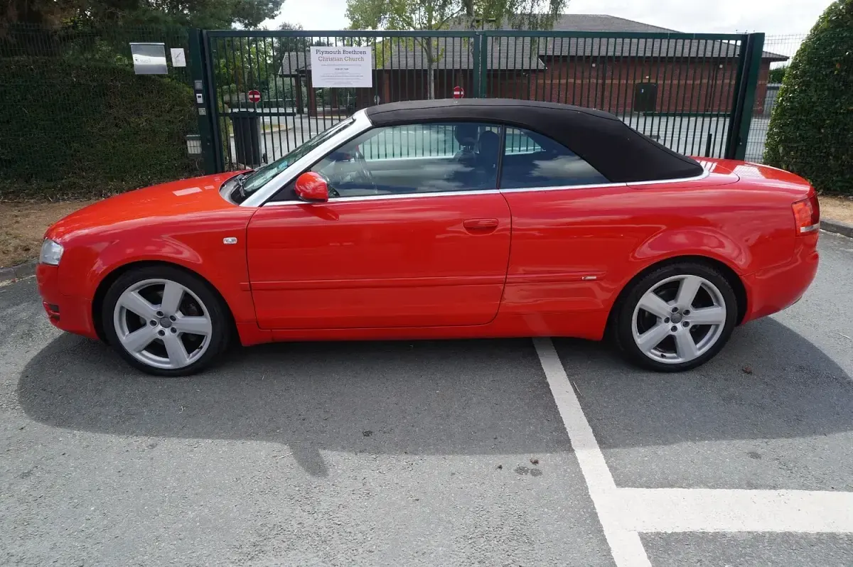 Used Audi A4 Cabriolet S-Line 2007 Red Cabriolet