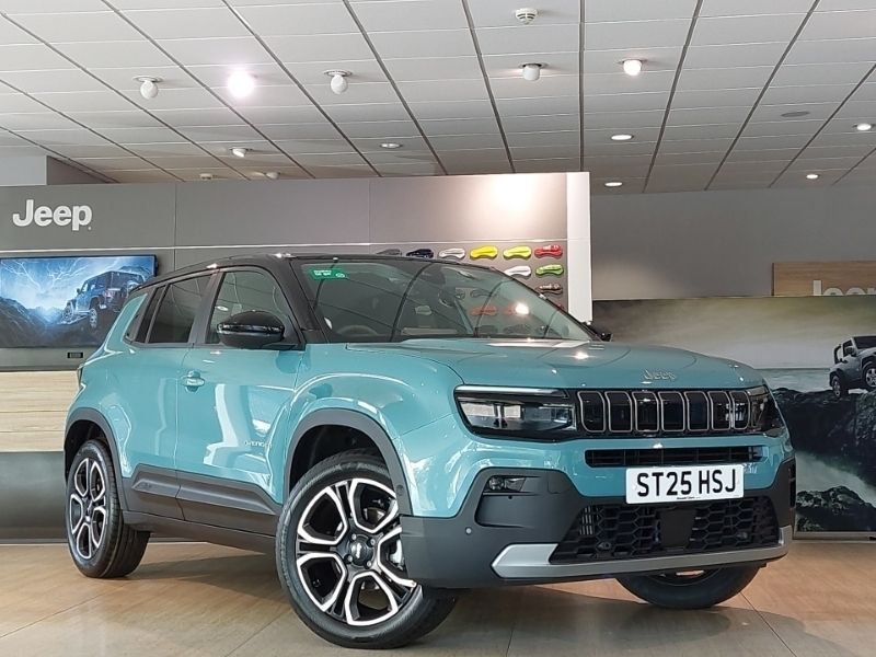 Blue New 2025 Jeep Avenger Summit SUV | £23,498 (Fair price) - Image 1/4