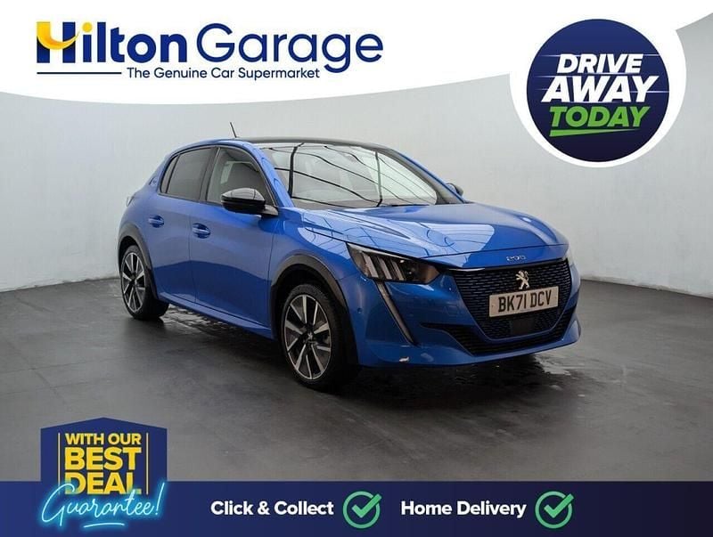 Used Peugeot e-208 GTi 100 kW (136 HP) 2021 Blue Hatchback