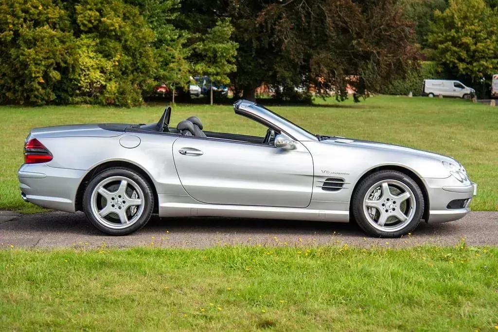 Used Mercedes SL55 AMG AMG 2003 Silver Cabriolet