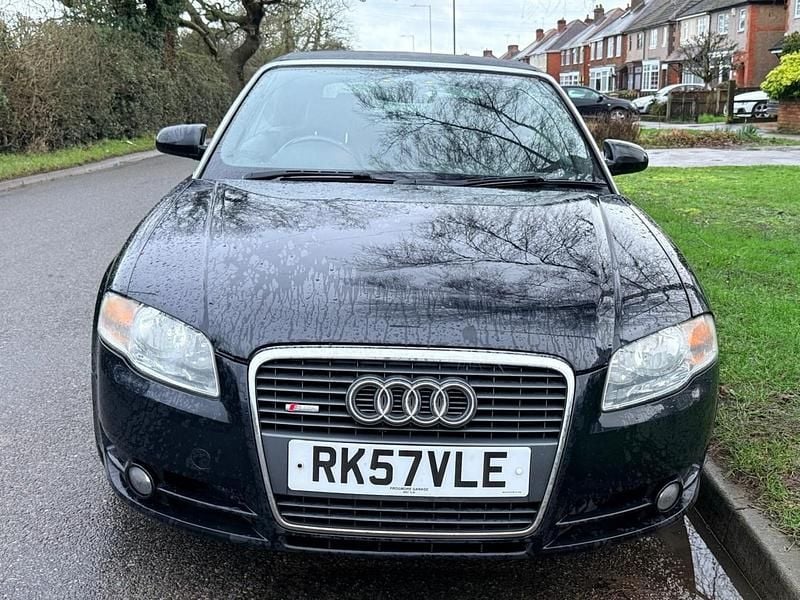 Used Audi A4 Cabriolet S-Line 197 HP (144 kW) 2007 Black Cabriolet