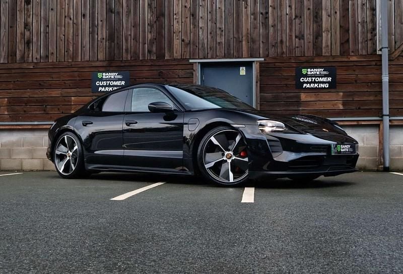 Black Used 2022 Porsche Taycan 4S Sedan | £50,495 - Image 1/3