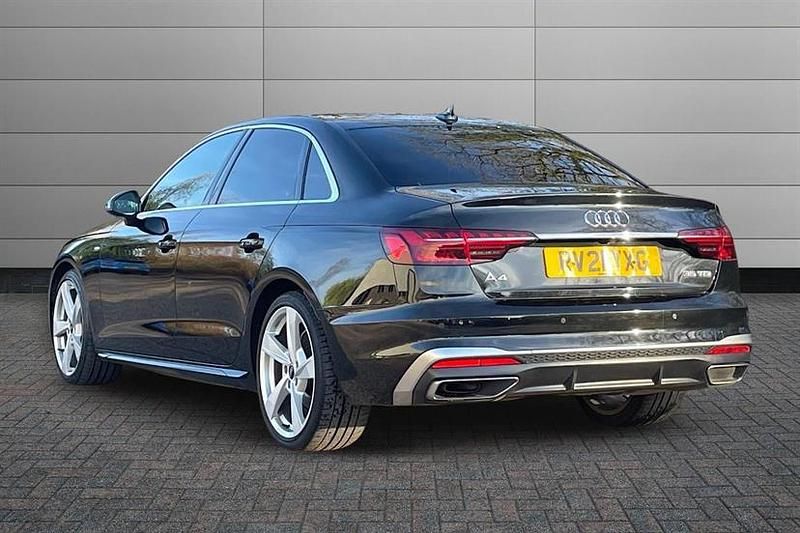 Used Audi A4 S-Line 163 HP (119 kW) 2021 Black Sedan