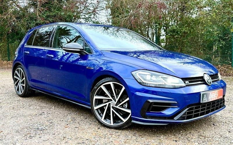Used VW Golf VII R 300 HP (220 kW) 2019 Blue Hatchback