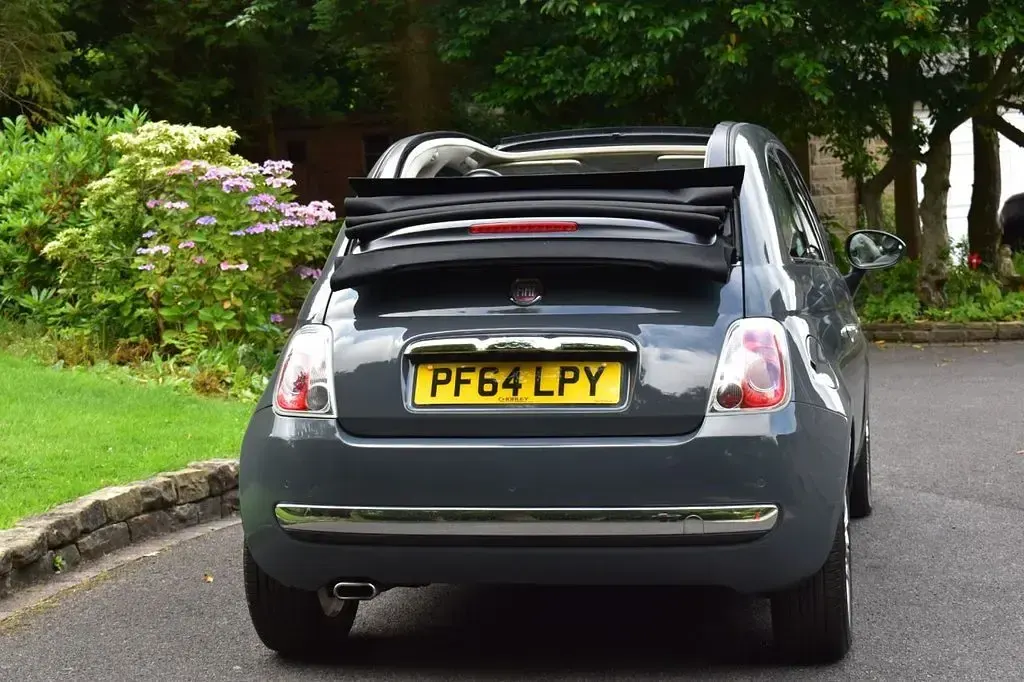 Used Fiat 500 Lounge 2015 Grey Cabriolet