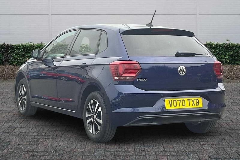 Used VW Polo United 95 HP (69 kW) 2020 Blue Hatchback