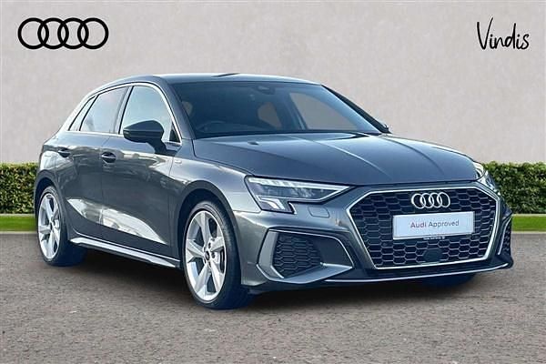 Grey Used 2023 Audi A3 S-Line Hatchback | £25,516 (A bit pricey) - Image 1/4