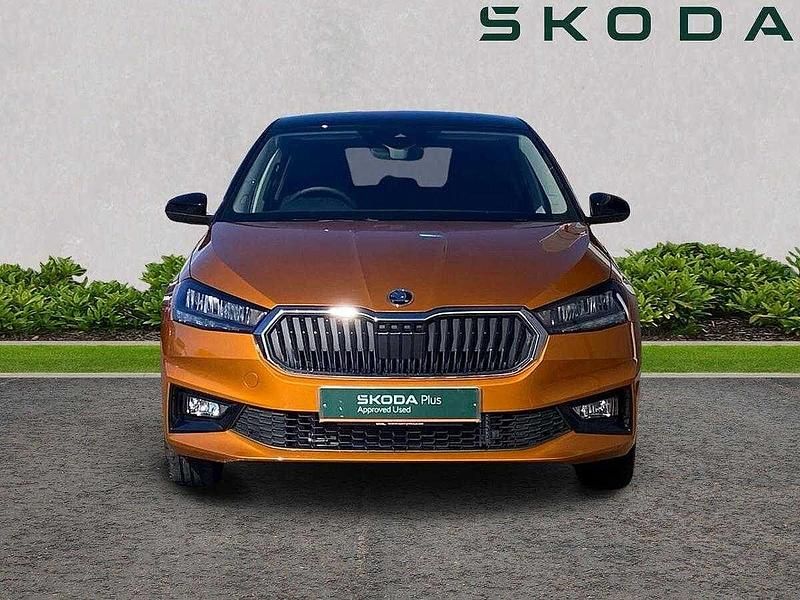 New Skoda Fabia Design Edition 85 HP (62 kW) 2025 Phoenix orange metallic Hatchback