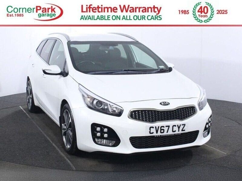 White Used 2017 Kia Ceed Sportswagon GT-Line Estate | £10,749 (Fair price) - Image 1/4