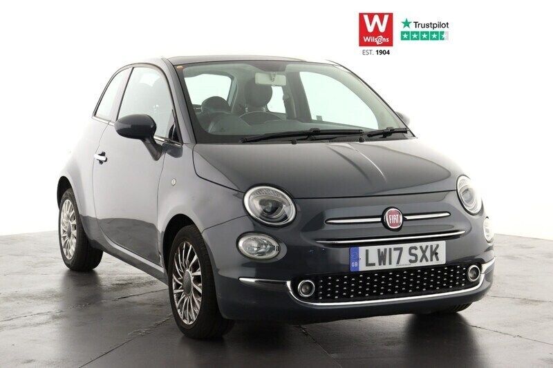 Grey Used 2017 Fiat 500 Lounge Hatchback | £7,399 (Fair price) - Image 1/4