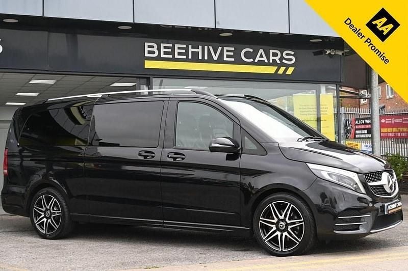 Black Used 2020 Mercedes V220 AMG line MPV | £39,950 (Good price) - Image 1/4