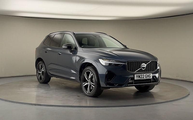 Denim blue Used 2021 Volvo XC60 Plus SUV | £30,200 (Fair price) - Image 1/4