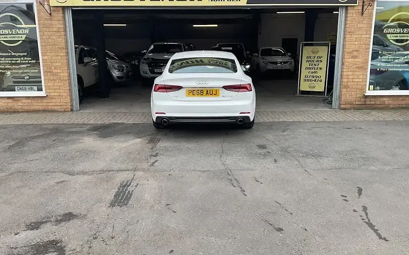 Used Audi A5 Sportback S-Line 190 HP (139 kW) 2019 White Hatchback