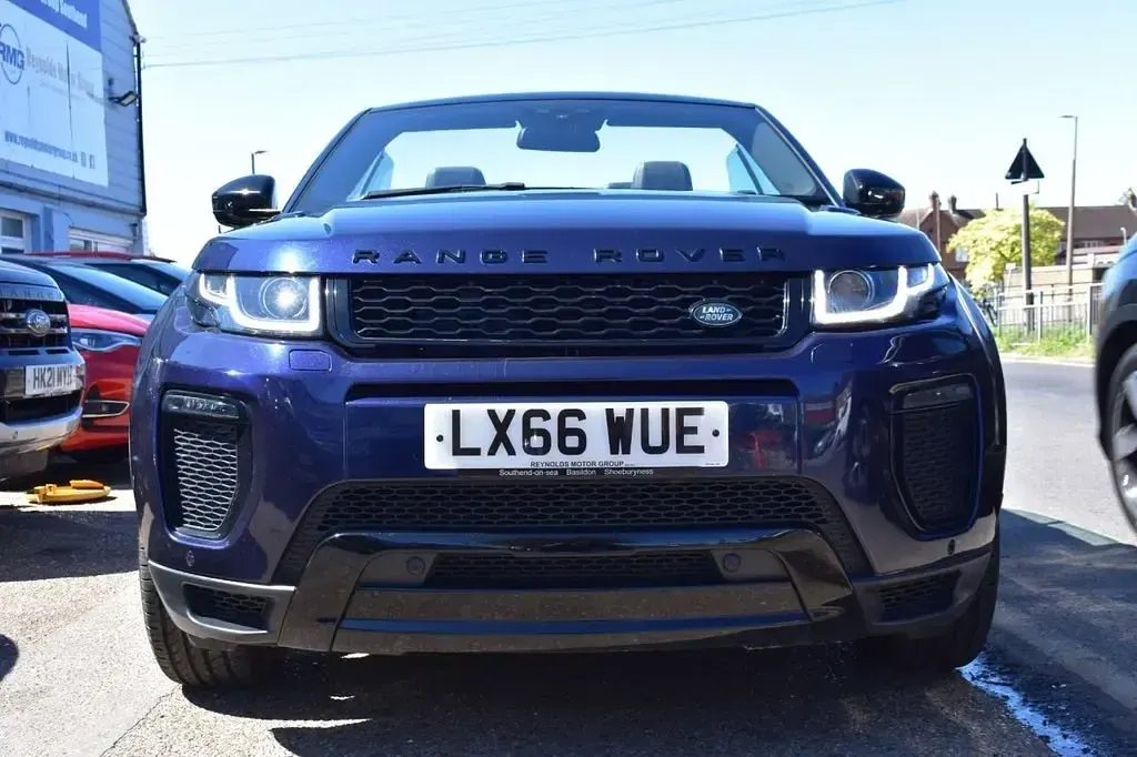 Używany Land Rover Range Rover evoque HSE Dynamic 180 KM (132 kW) 2016 Niebieski Kabriolet