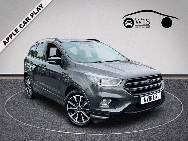 Grey Used 2018 Ford Kuga ST-Line SUV | £11,995 (Fair price) - Image 1/4