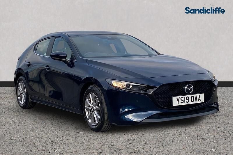 Used Mazda 3 122 HP (89 kW) 2019 Blue Hatchback