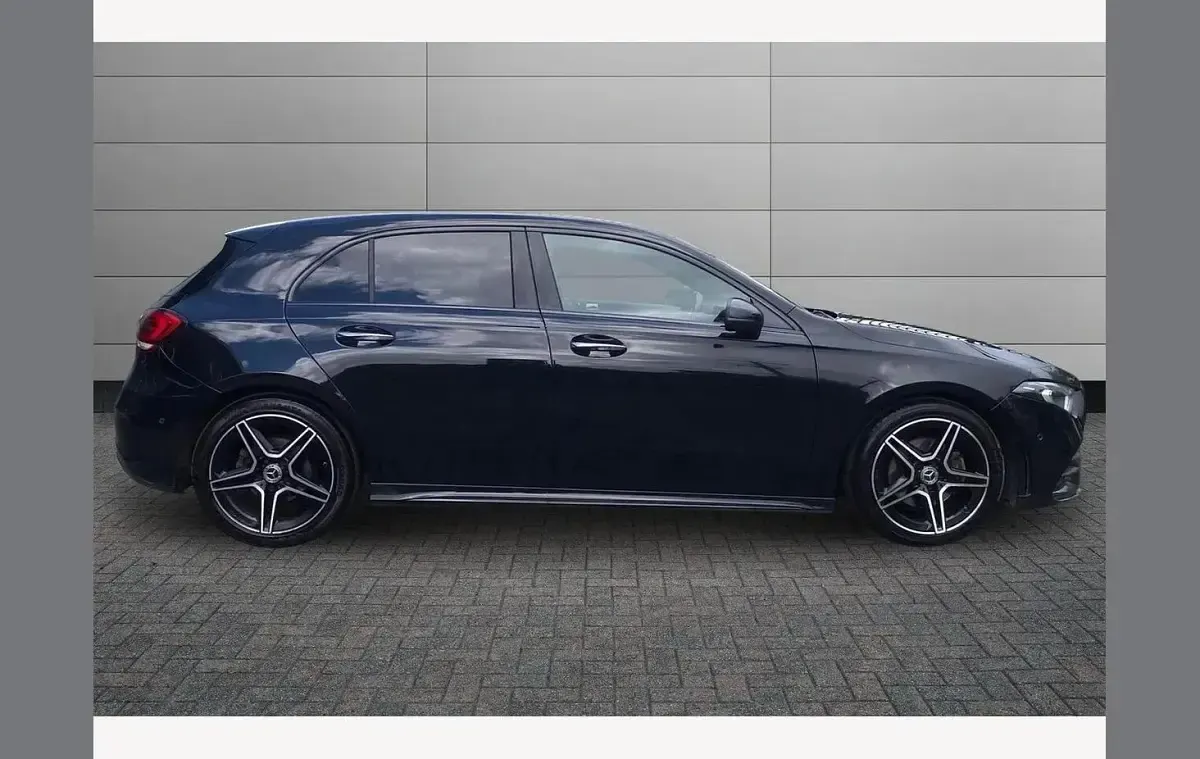Used Mercedes A180 AMG Line Premium 136 HP (100 kW) 2023 Black Hatchback