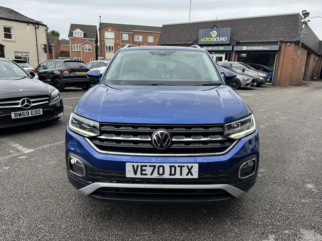 Used VW T-Cross SEL 108 HP (79 kW) 2020 Blue SUV