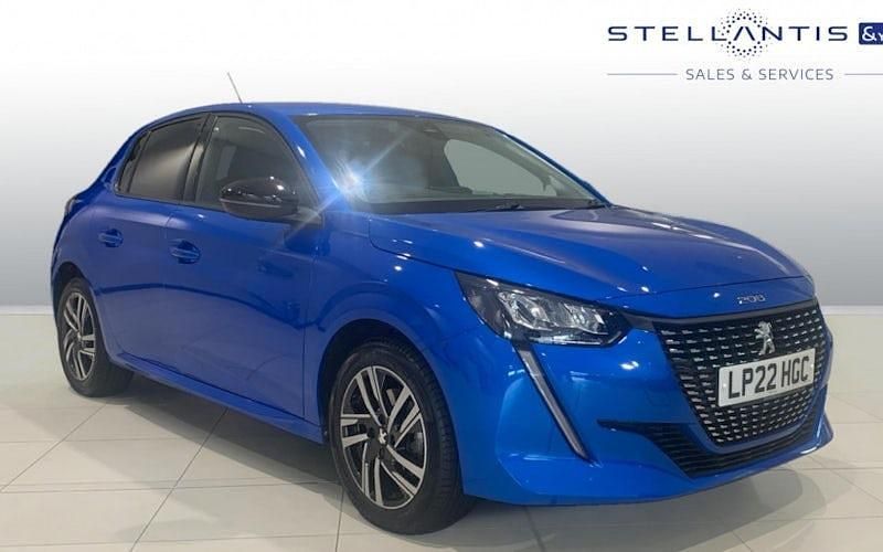 Blue Used 2022 Peugeot 208 Allure Premium Hatchback | £15,591 (Fair price) - Image 1/4