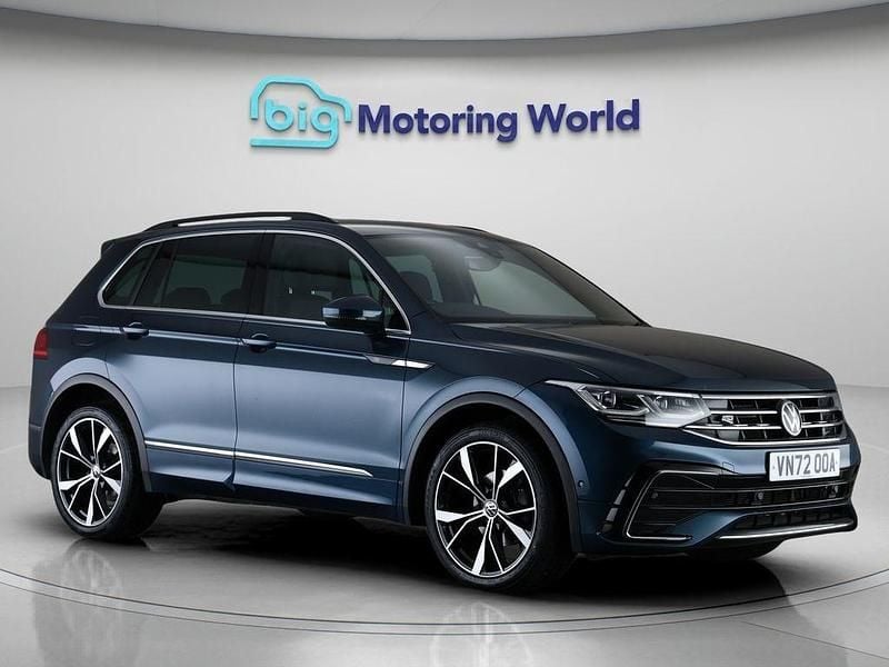 Blue Used 2022 VW Tiguan R-line SUV | £26,000 (A bit pricey) - Image 1/4