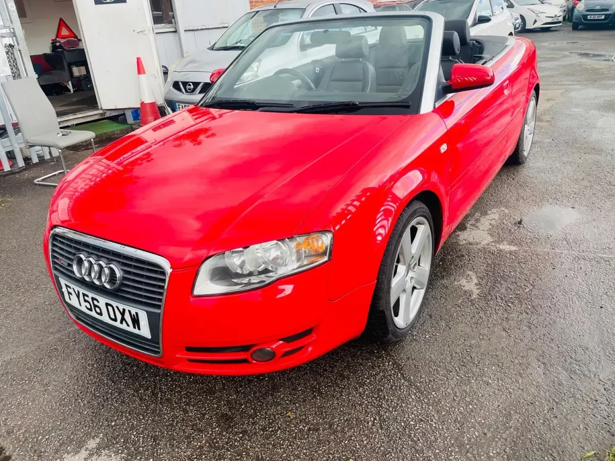 Used Audi A4 Cabriolet S-Line 2006 Red Cabriolet