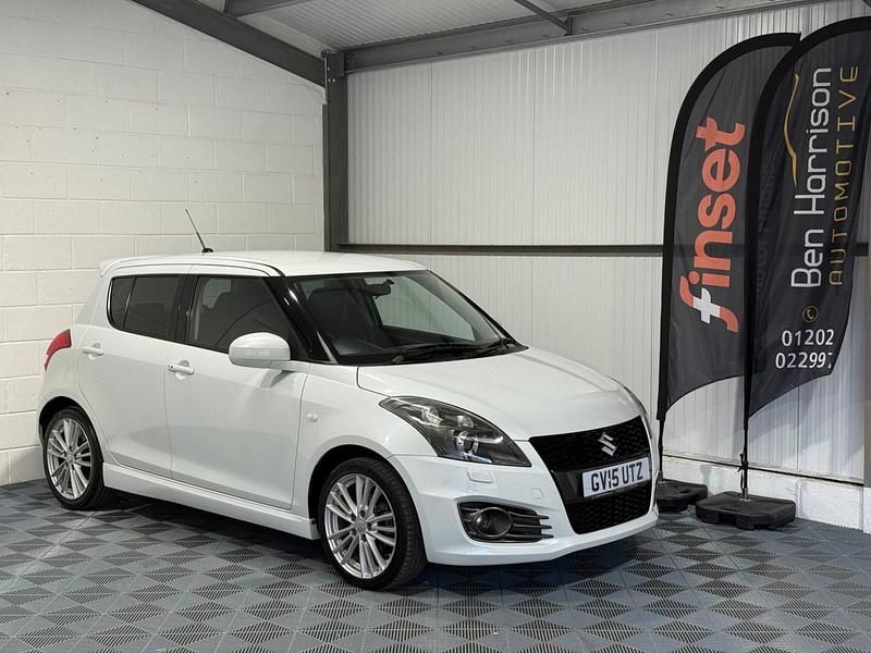 White Used 2015 Suzuki Swift Sport Hatchback | £7,495 (A bit pricey) - Image 1/4
