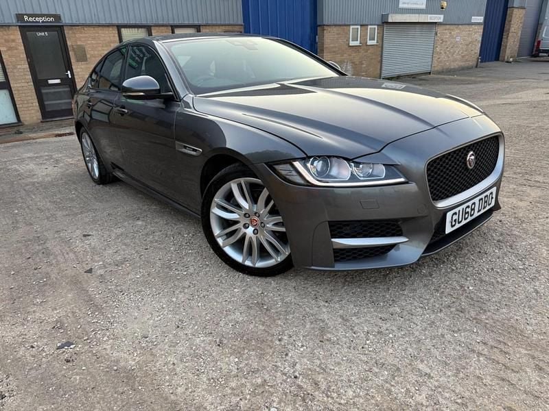 Grey Used 2018 Jaguar XF R-Sport Sedan | £13,440 (Fair price) - Image 1/4