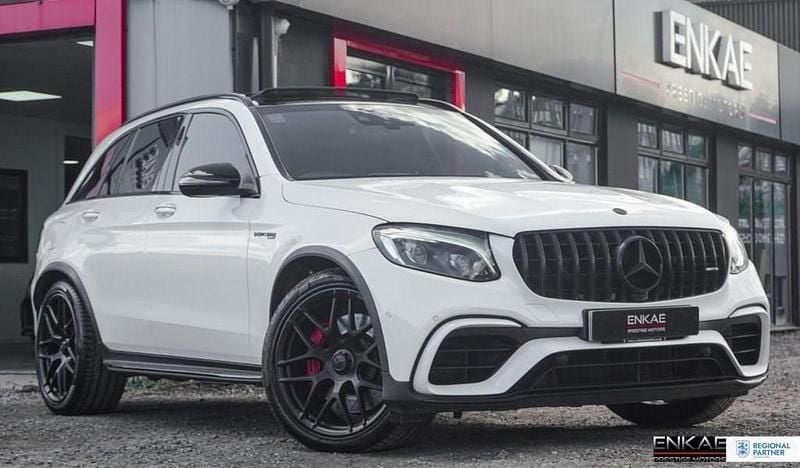 White Used 2019 Mercedes GLC63 AMG Premium SUV | £37,995 (Fair price) - Image 1/4