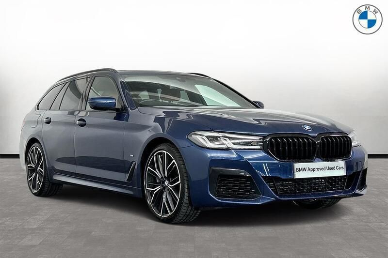 Blue Used 2021 BMW 540 M Sport Estate | £37,000 (Expensive) - Image 1/3