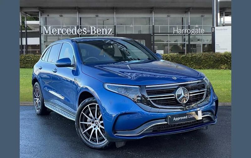 Blue Used 2023 Mercedes EQC400 AMG line SUV | £29,250 (Fair price) - Image 1/4