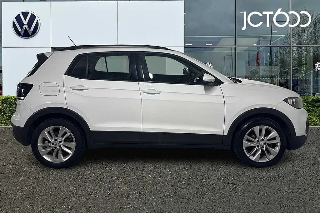 Used VW T-Cross SE 95 HP (69 kW) 2019 White SUV