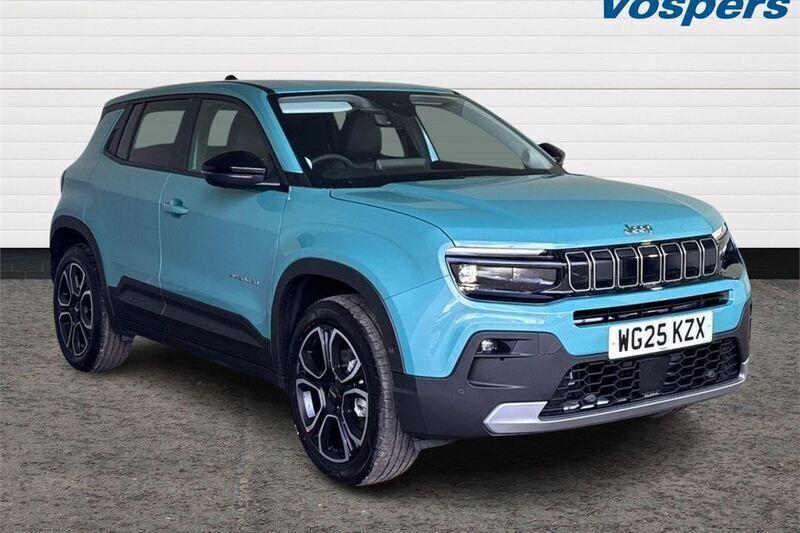 Blue New 2025 Jeep Avenger Summit SUV | £25,600 (Fair price) - Image 1/3