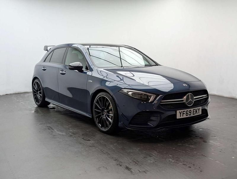 Used Mercedes A35 AMG Premium Plus 2019 Blue Hatchback