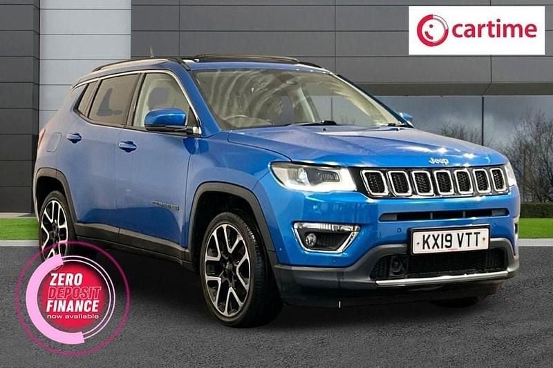 Blue Used 2019 Jeep Compass Limited SUV | £11,990 (Fair price) - Image 1/4