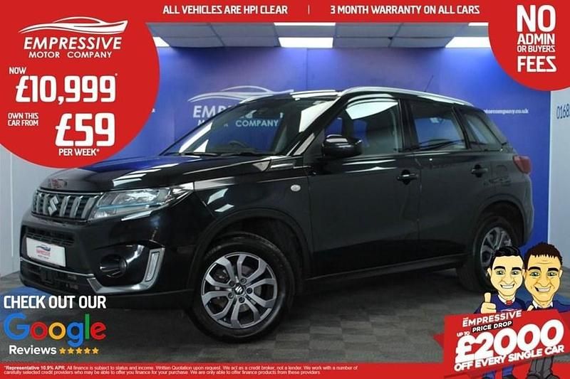 Black Used 2021 Suzuki Vitara SZ4 SUV | £10,999 (Fair price) - Image 1/1