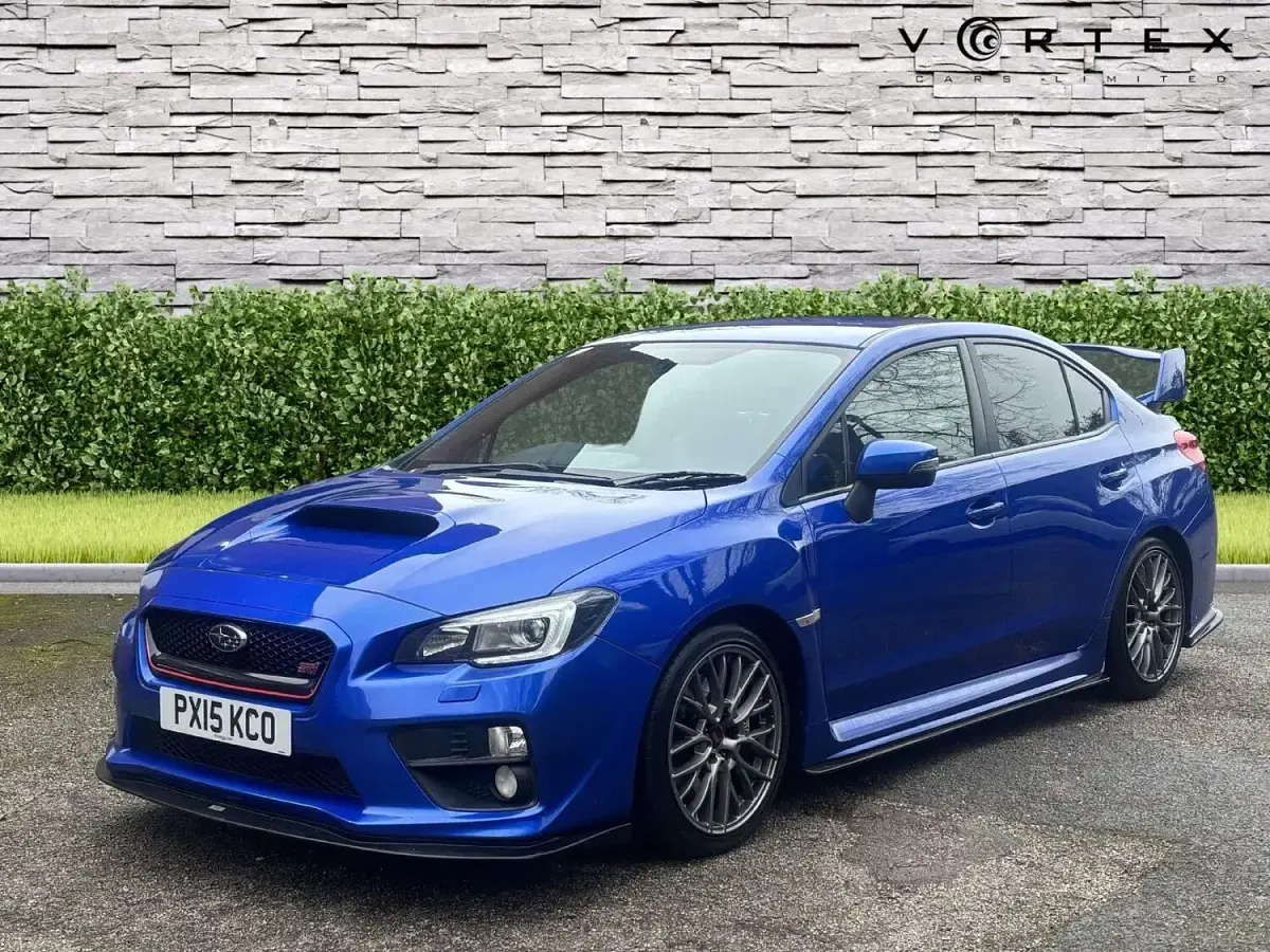 Used Subaru WRX STI 300 HP (220 kW) 2015 Blue Sedan