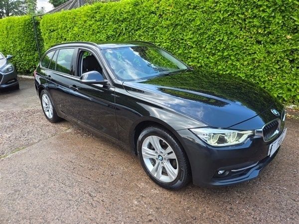 Black Used 2017 BMW 320 Sport Line Estate | £8,995 (Good price) - Image 1/1