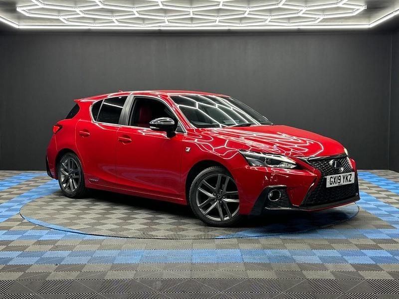 Red Used 2019 Lexus CT200h Sport Line Hatchback | £15,990 (Fair price) - Image 1/4