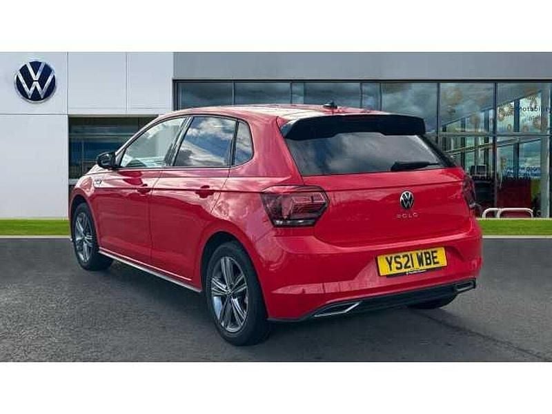 Used VW Polo R-line 110 HP (80 kW) 2021 Flash red Hatchback