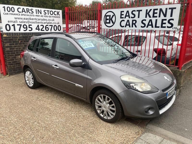Grey Used 2009 Renault Clio GrandTour Dynamique Estate | £2,000 - Image 1/4