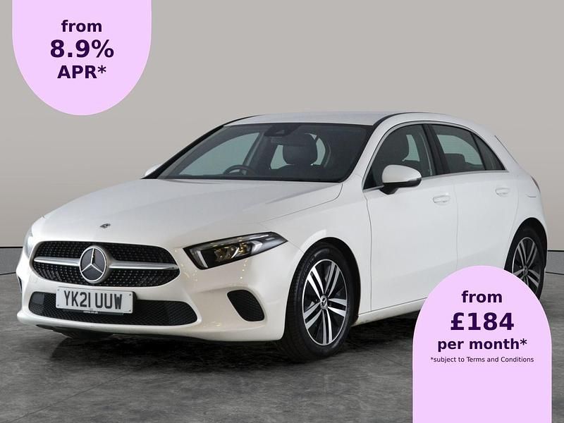White Used 2021 Mercedes A180 Hatchback | £13,210 (Good price) - Image 1/2