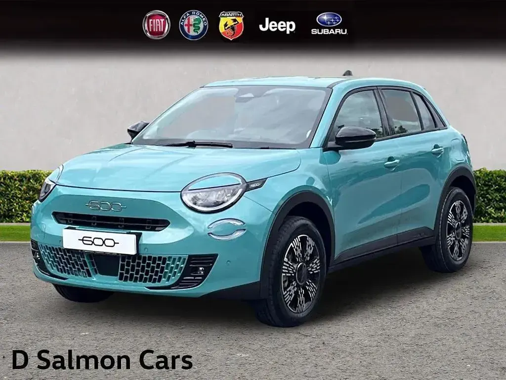 New Fiat 600 Icon 99 HP (72 kW) 2026 Sky blue SUV
