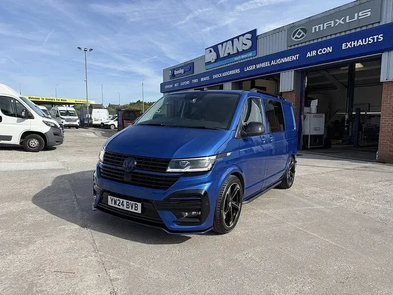 Used VW T7 Highline 2024 Ravenna blue Van
