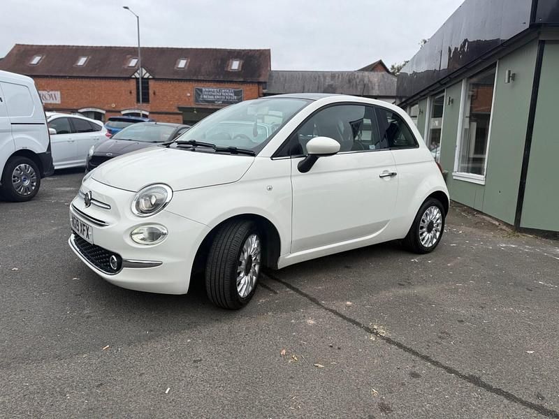Used Fiat 500 Lounge 69 HP (50 kW) 2019 White Hatchback