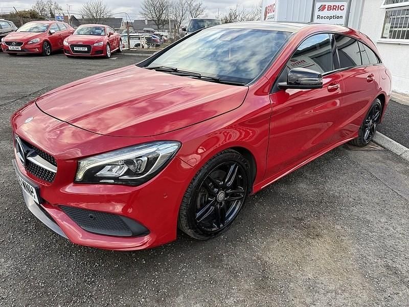 Used Mercedes CLA220 Shooting Brake AMG line 177 HP (130 kW) 2016 Red Estate