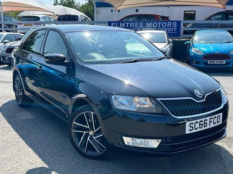 Black Used 2016 Skoda Rapid Sport Hatchback | £8,299 (A bit pricey) - Image 1/4