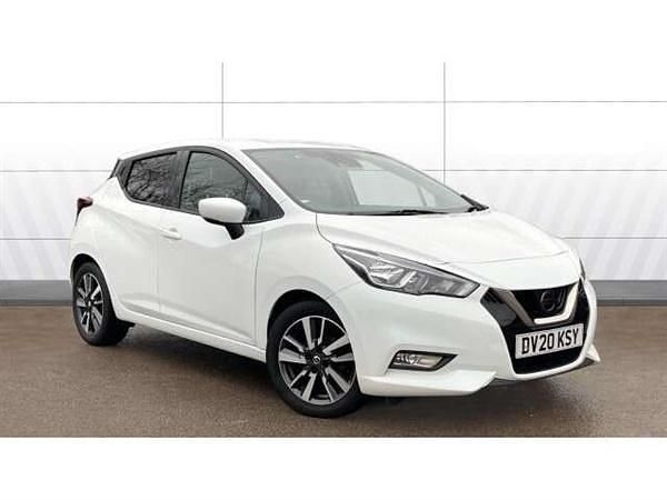 White Used 2020 Nissan Micra Tekna Hatchback | £8,873 (Fair price) - Image 1/4