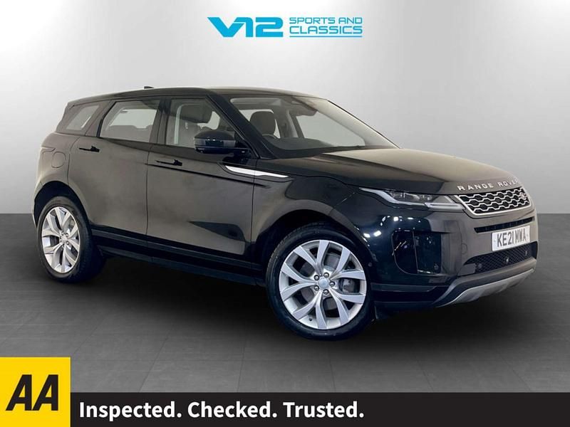 Black Used 2021 Land Rover Range Rover evoque SE Estate | £19,495 (Good price) - Image 1/2