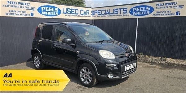 Black Used 2013 Fiat Panda 4x4 S Hatchback | £3,875 (Fair price) - Image 1/4
